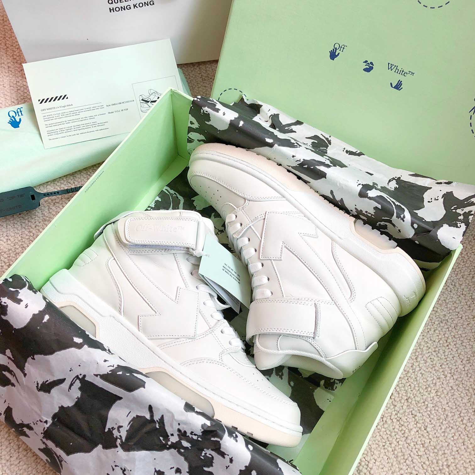 Off White Out Of Office Mid Top Sneaker - PerfectKickZ