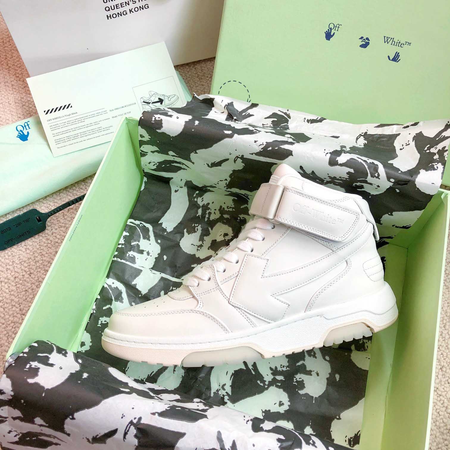Off White Out Of Office Mid Top Sneaker - PerfectKickZ