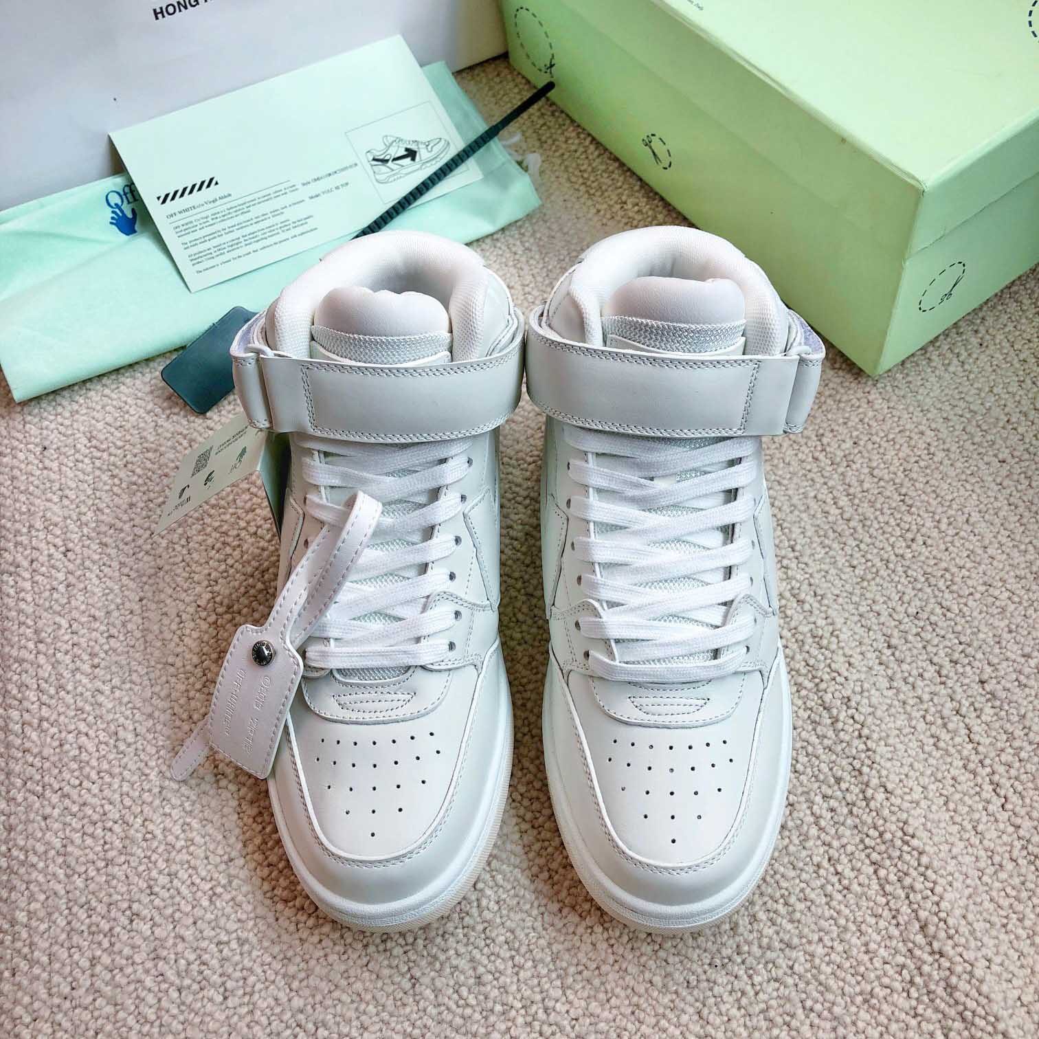 Off White Out Of Office Mid Top Sneaker - PerfectKickZ