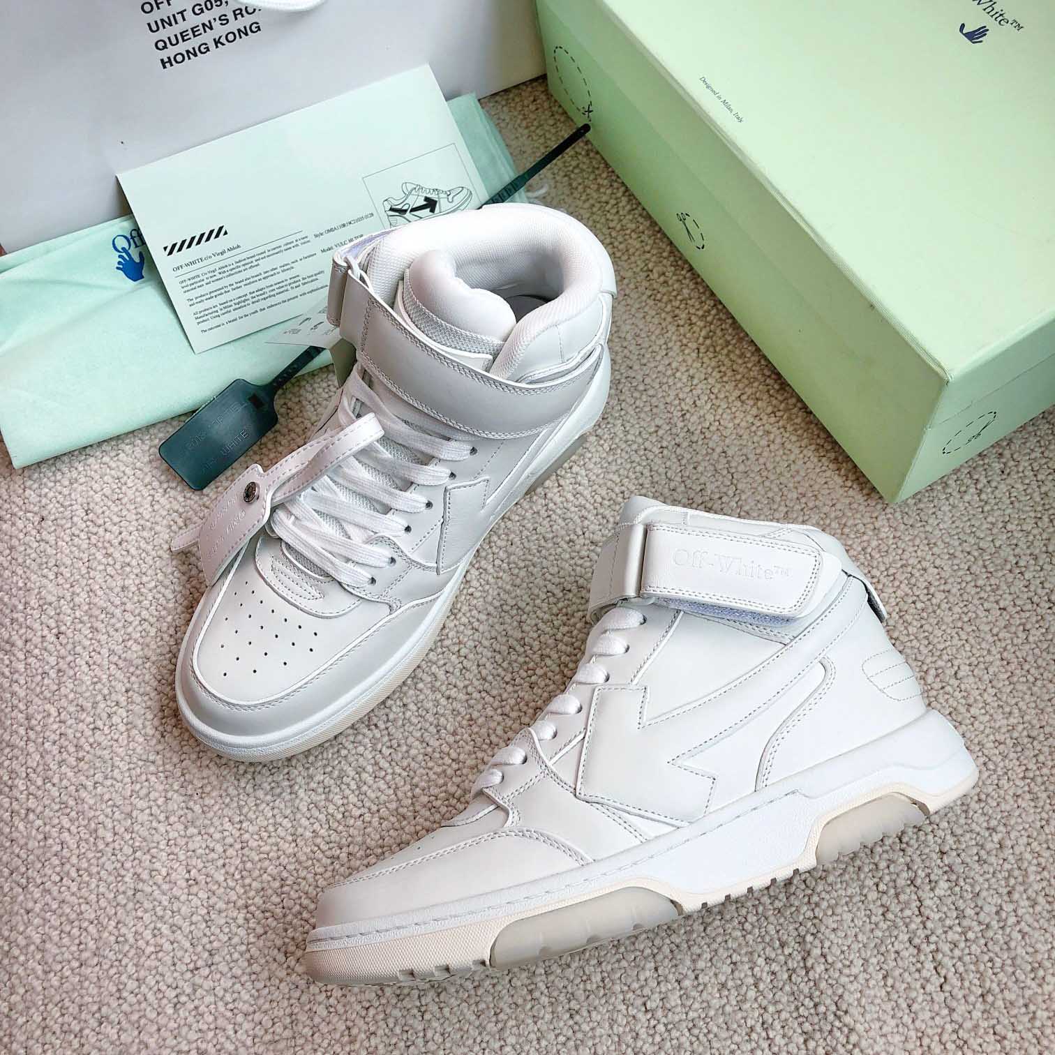 Off White Out Of Office Mid Top Sneaker - PerfectKickZ