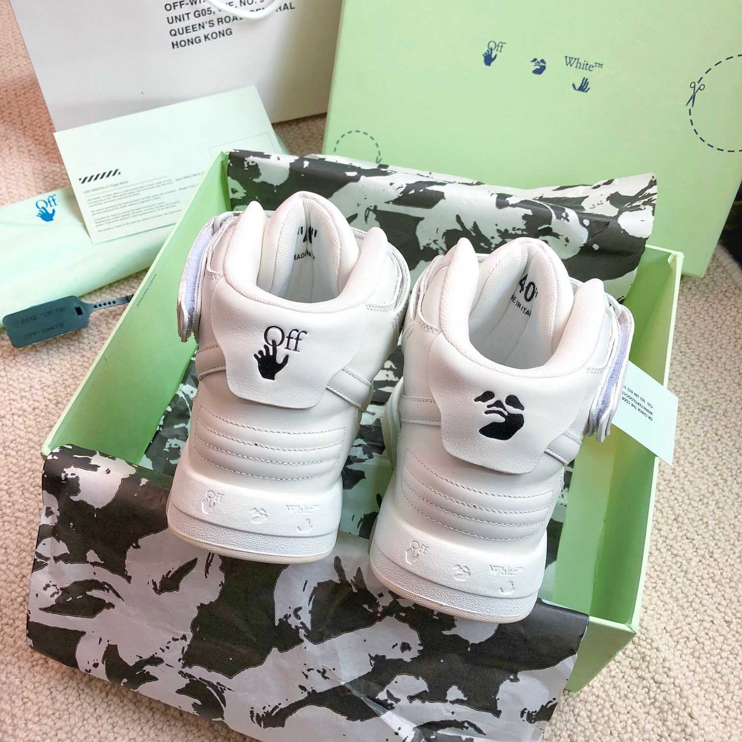 Off White Out Of Office Mid Top Sneaker - PerfectKickZ