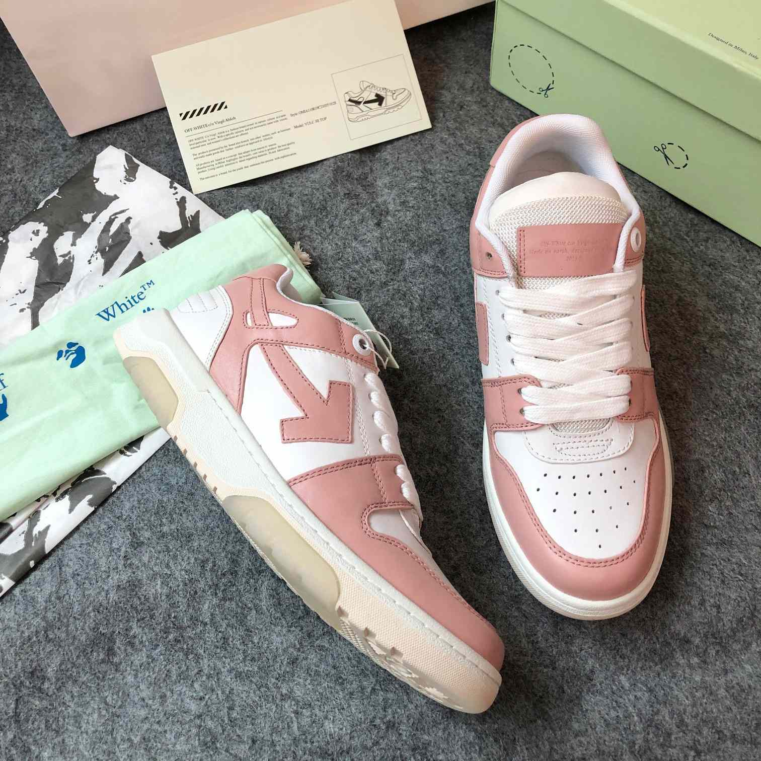 Off White Out Of Office Calf Leather Sneaker - 