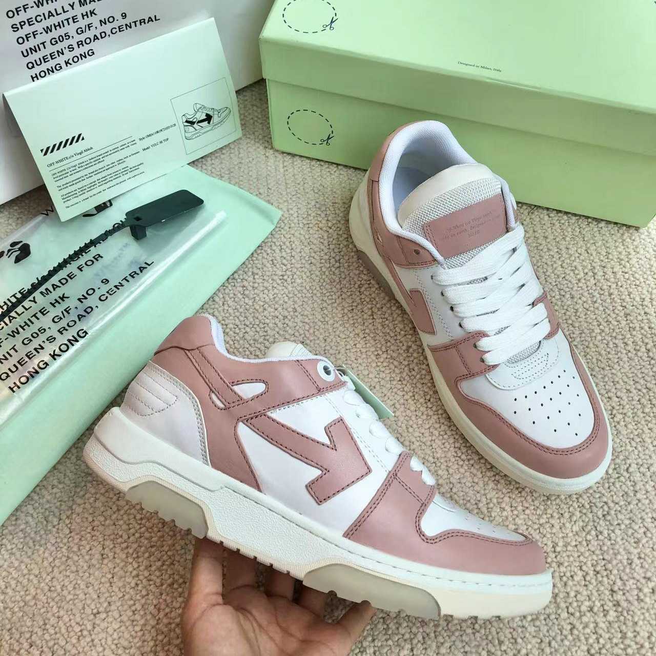 Off White Out Of Office Calf Leather Sneaker - PerfectKickZ