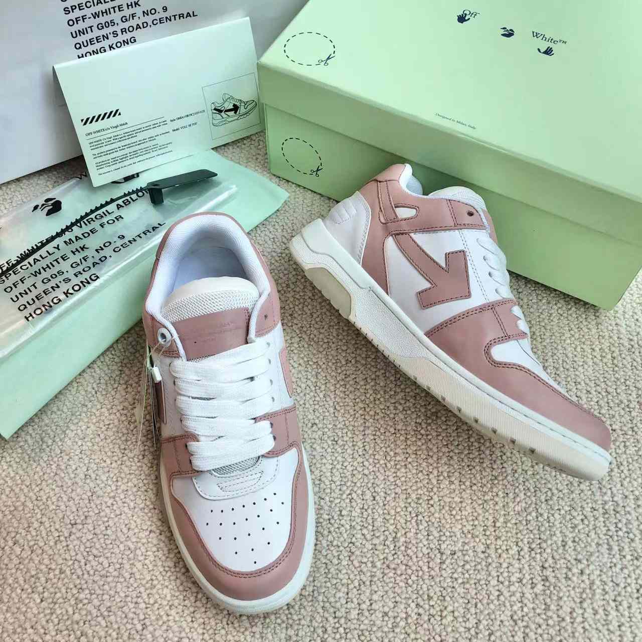 Off White Out Of Office Calf Leather Sneaker - 