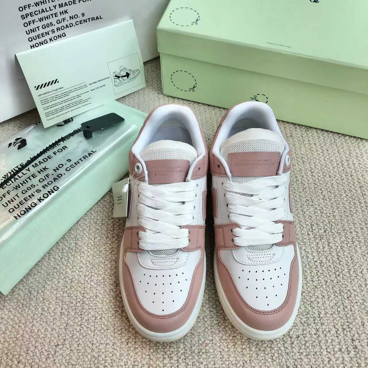 Off White Out Of Office Calf Leather Sneaker - 