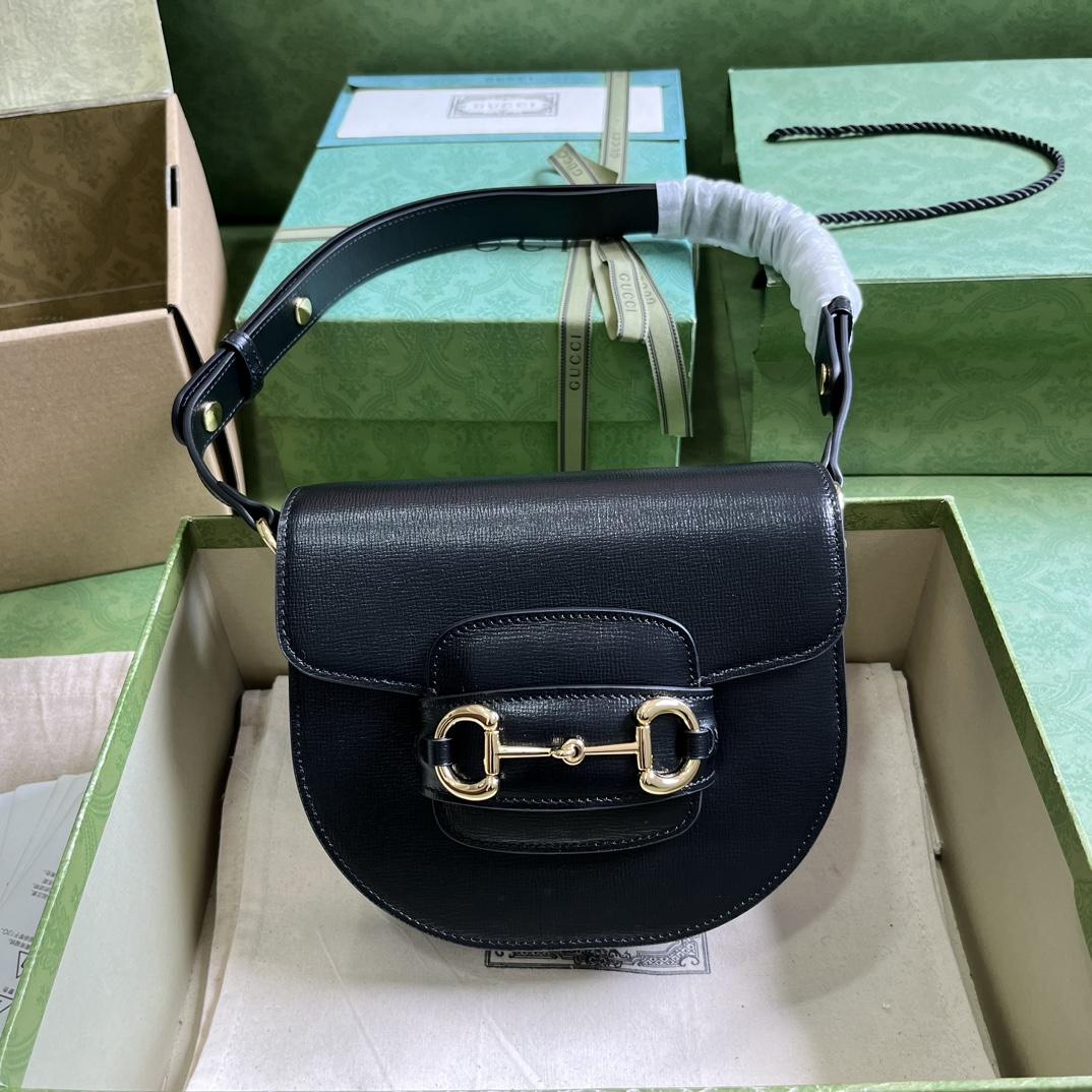 Gucci Horsebit 1955 Mini Rounded Bag (20x 13x 6cm) - PerfectKickZ