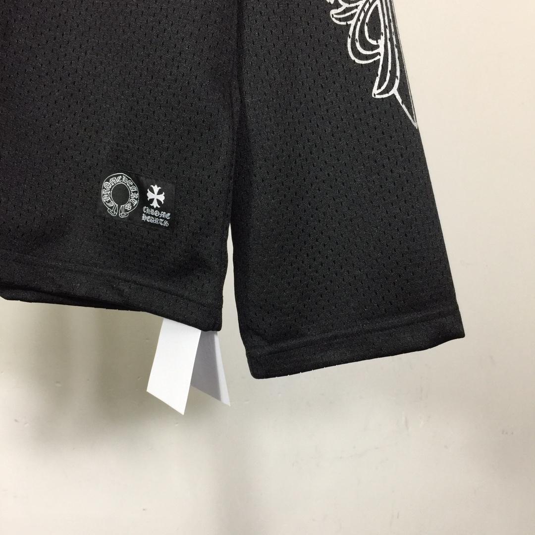 Chrome Heart Sports Mesh Warm Up Jersey Black - PerfectKickZ