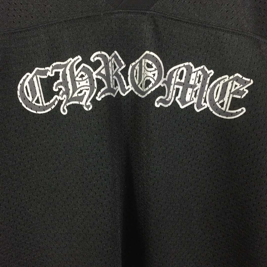 Chrome Heart Sports Mesh Warm Up Jersey Black - PerfectKickZ