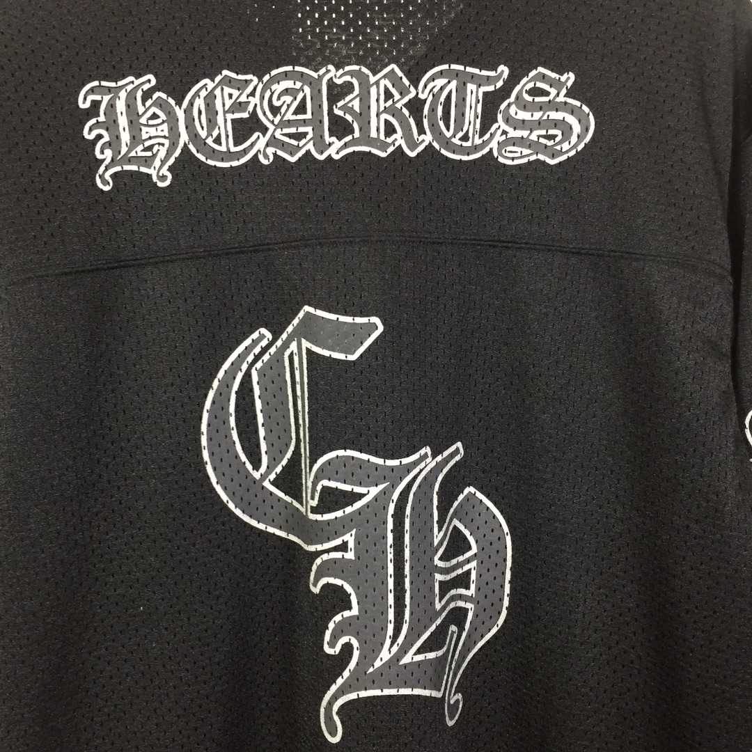 Chrome Heart Sports Mesh Warm Up Jersey Black - PerfectKickZ