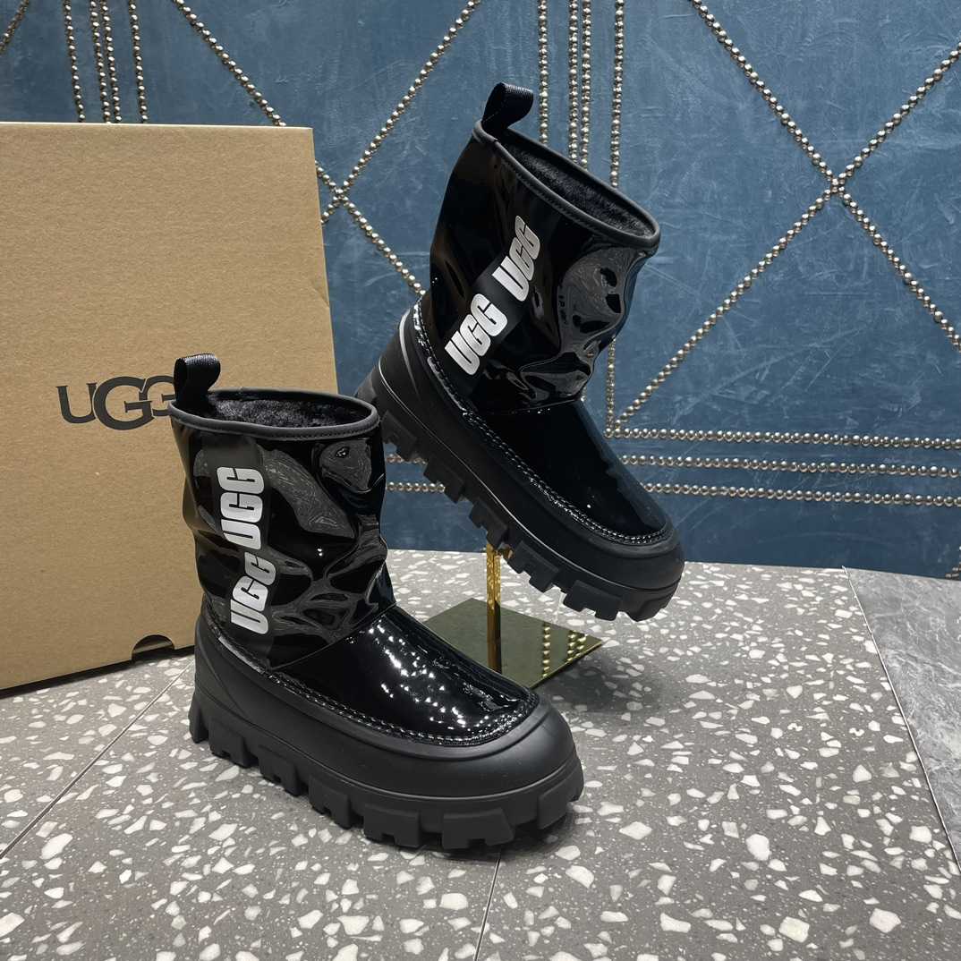 Ugg Classic Brellah Logo-print Boots - PerfectKickZ