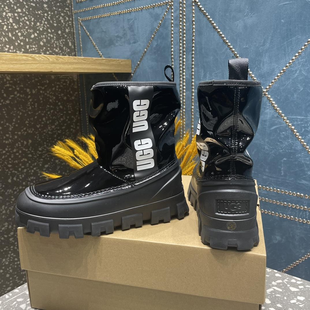 Ugg Classic Brellah Logo-print Boots - PerfectKickZ