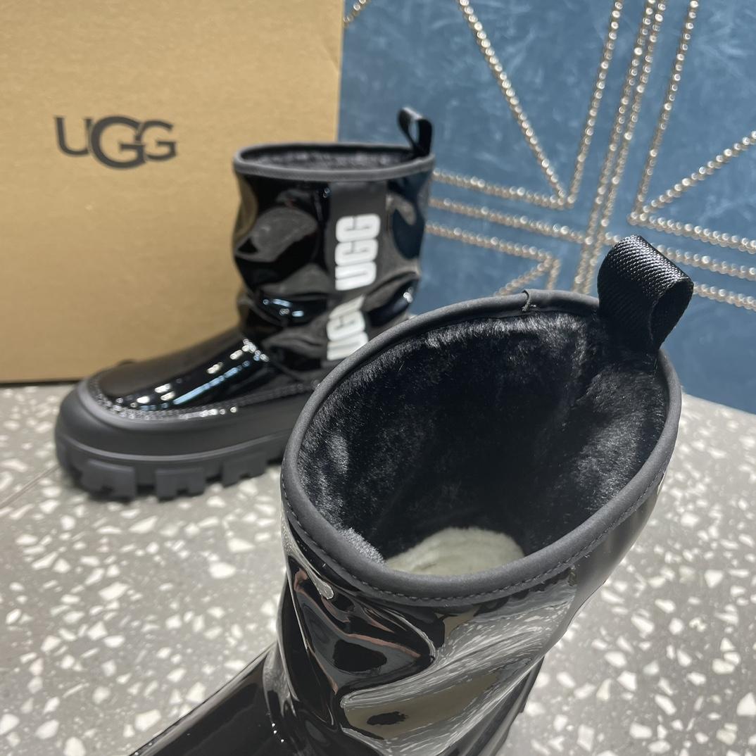 Ugg Classic Brellah Logo-print Boots - PerfectKickZ