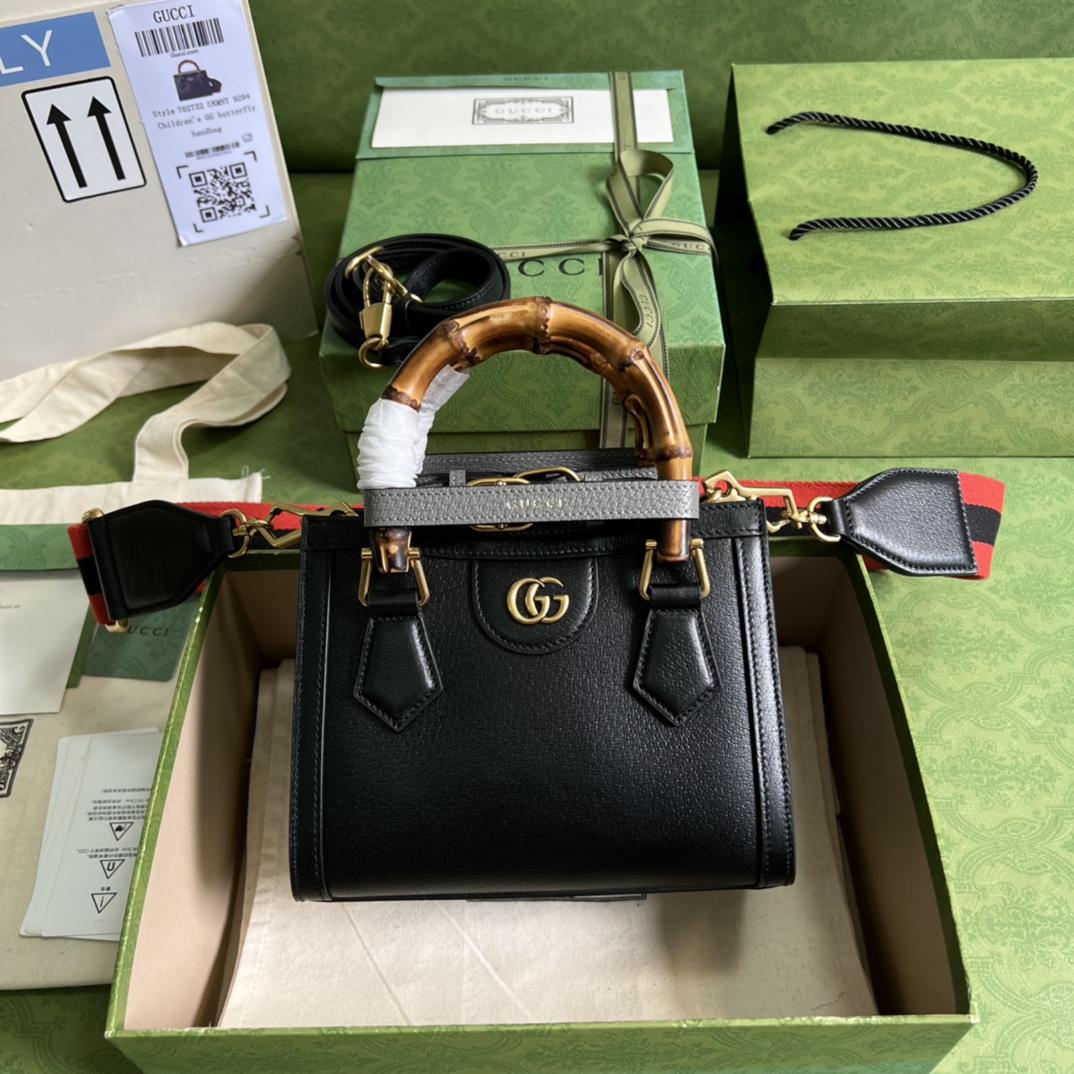 Gucci Diana Mini Tote Bag(20*16*10cm) - PerfectKickZ