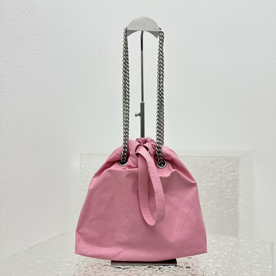Balenciaga Crush Small Tote Bag In Pink(27X10X32CM) - PerfectKickZ