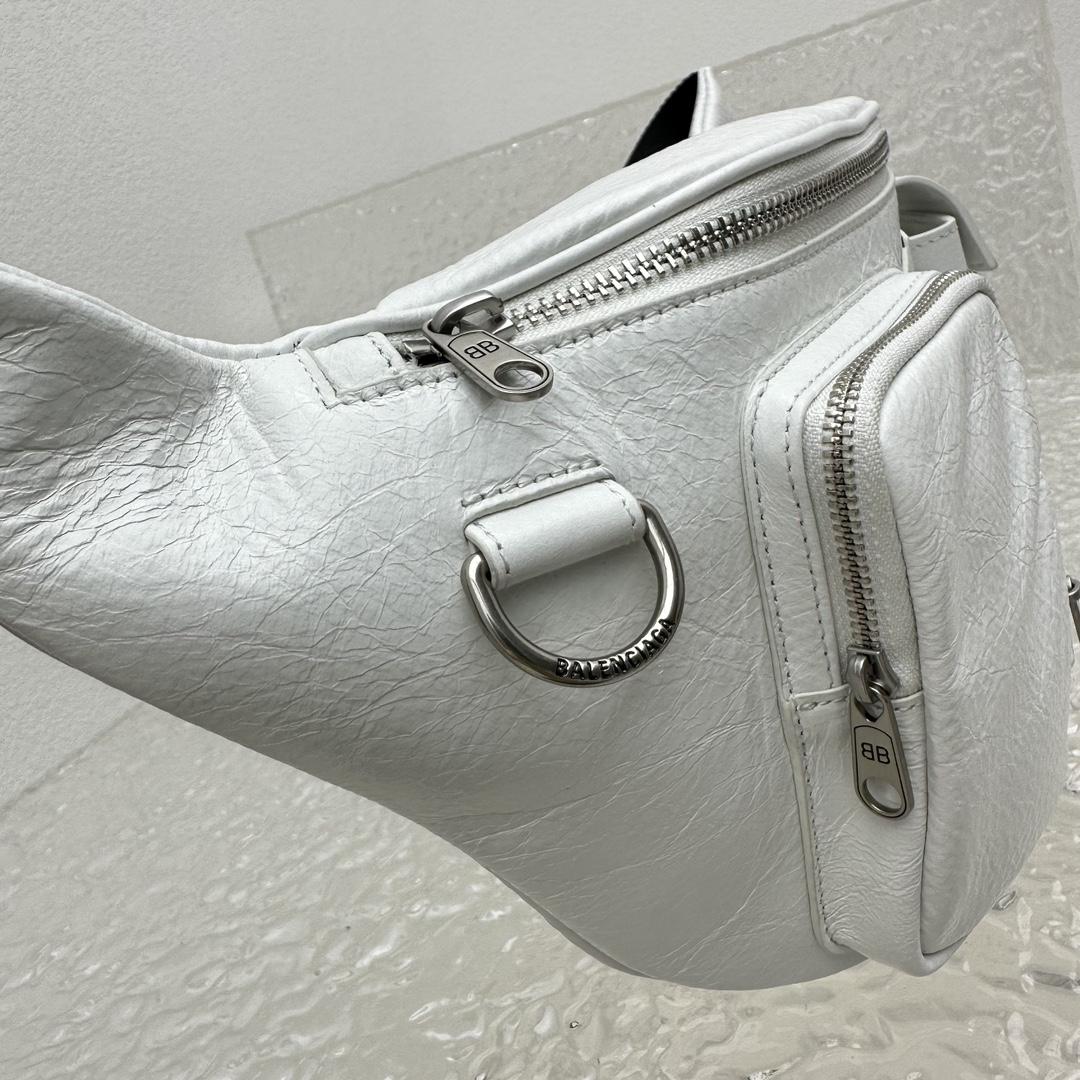Balenciaga Superbusy Beltpack In White - PerfectKickZ