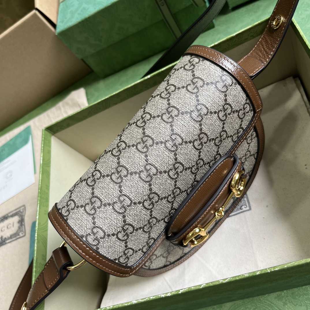 Gucci Horsebit 1955 Mini Rounded Bag (20x 13x 6cm) - PerfectKickZ