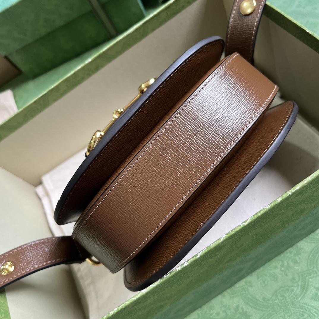 Gucci Horsebit 1955 Mini Rounded Bag (20x 13x 6cm) - PerfectKickZ