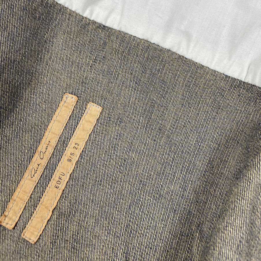 Rick Owens Cropped Denim Jacket - 