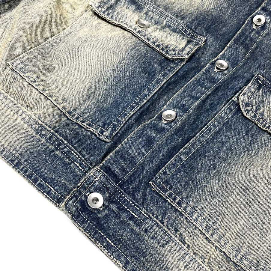 Rick Owens Cropped Denim Jacket - 