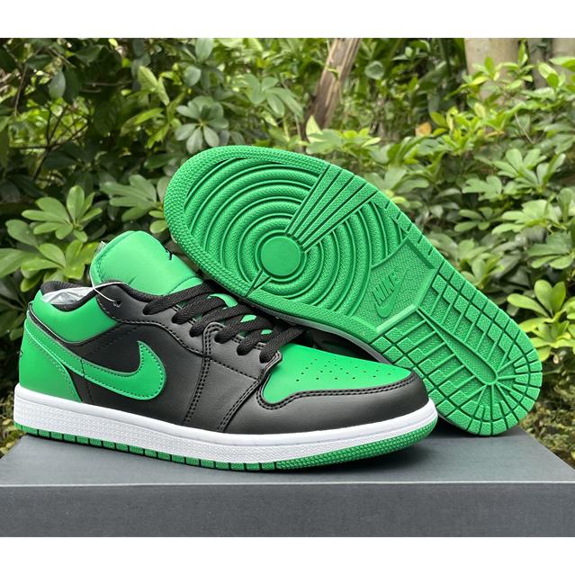 Air Jordan 1 Low “Lucky Green” Sneaker   553558-065  - PerfectKickZ