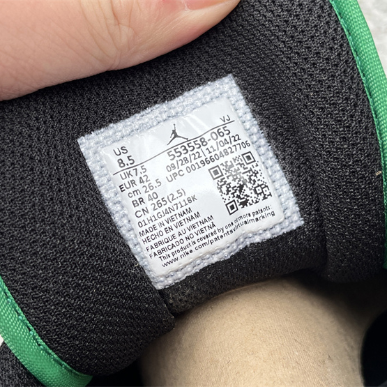 Air Jordan 1 Low “Lucky Green” Sneaker   553558-065  - PerfectKickZ
