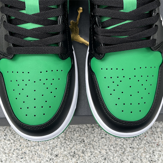 Air Jordan 1 Low “Lucky Green” Sneaker   553558-065  - PerfectKickZ