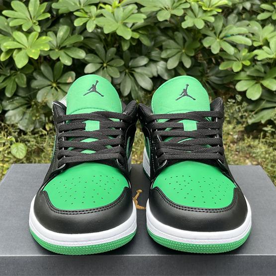 Air Jordan 1 Low “Lucky Green” Sneaker   553558-065  - PerfectKickZ