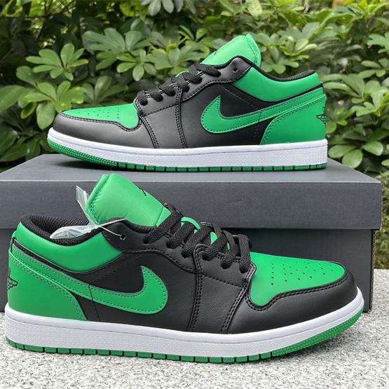 Air Jordan 1 Low “Lucky Green” Sneaker   553558-065  - PerfectKickZ