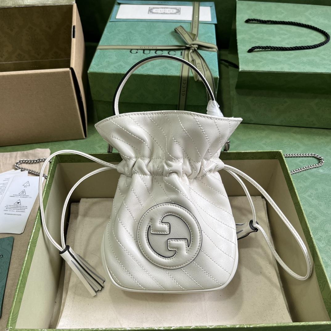 Gucci Blondie Mini Bucket Bag - PerfectKickZ