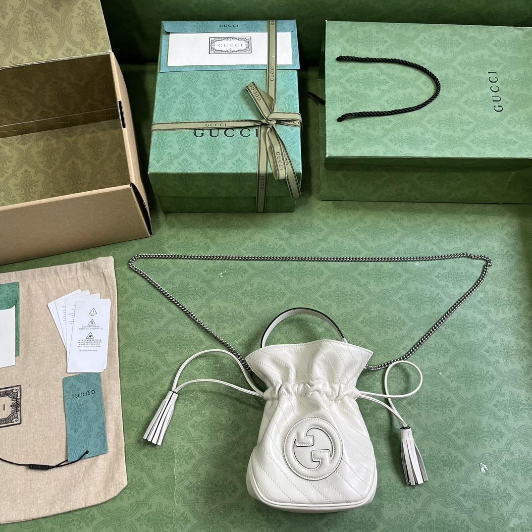 Gucci Blondie Mini Bucket Bag - PerfectKickZ