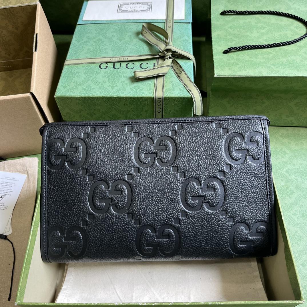 Gucci Jumbo GG Pouch (28.5x 18x 9cm) - PerfectKickZ