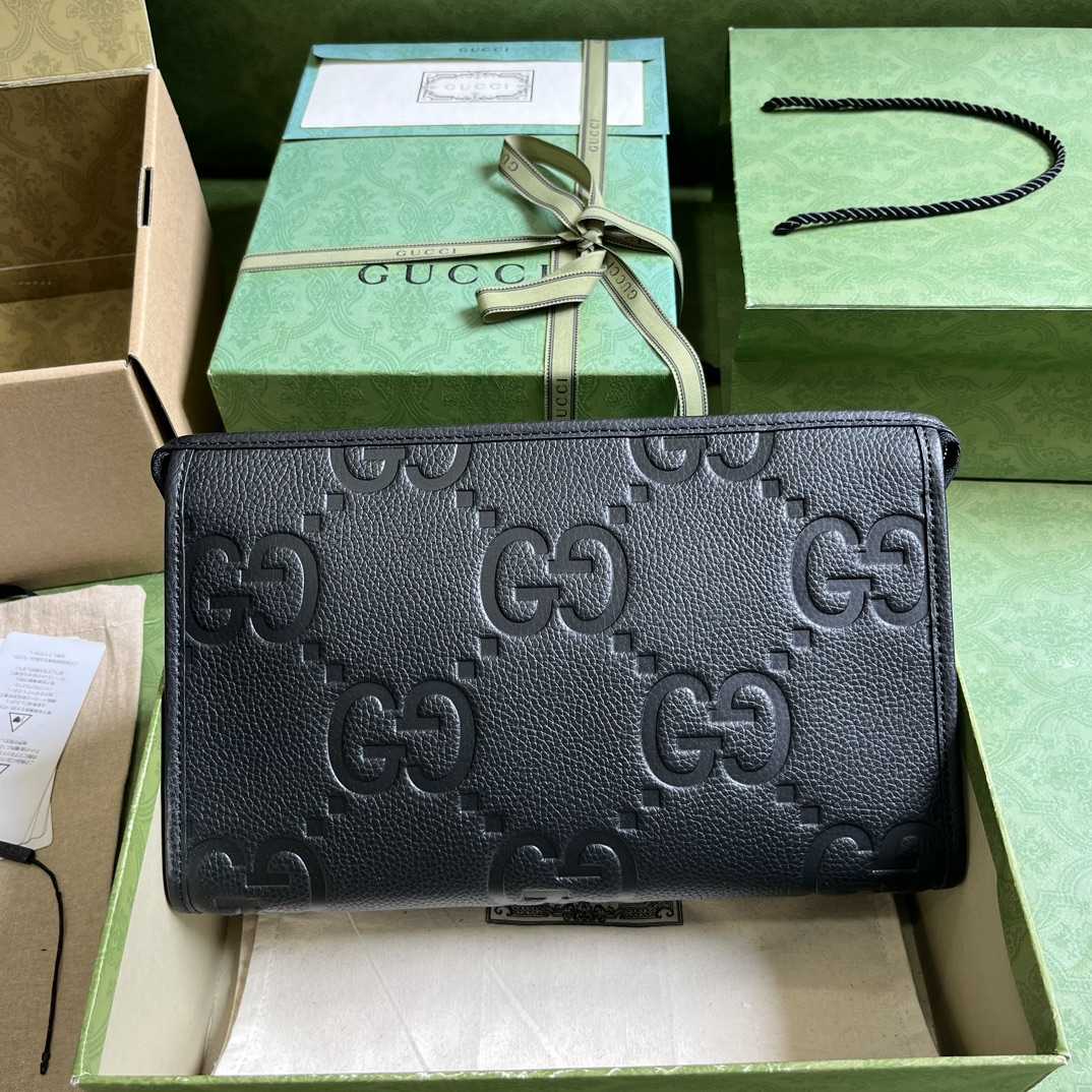 Gucci Jumbo GG Pouch (28.5x 18x 9cm) - PerfectKickZ