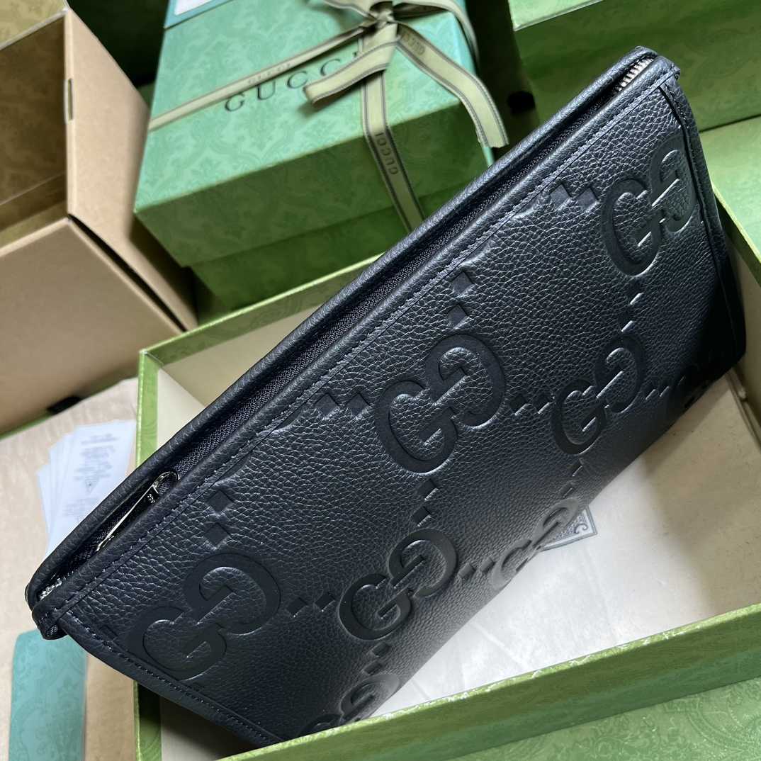Gucci Jumbo GG Pouch (28.5x 18x 9cm) - PerfectKickZ