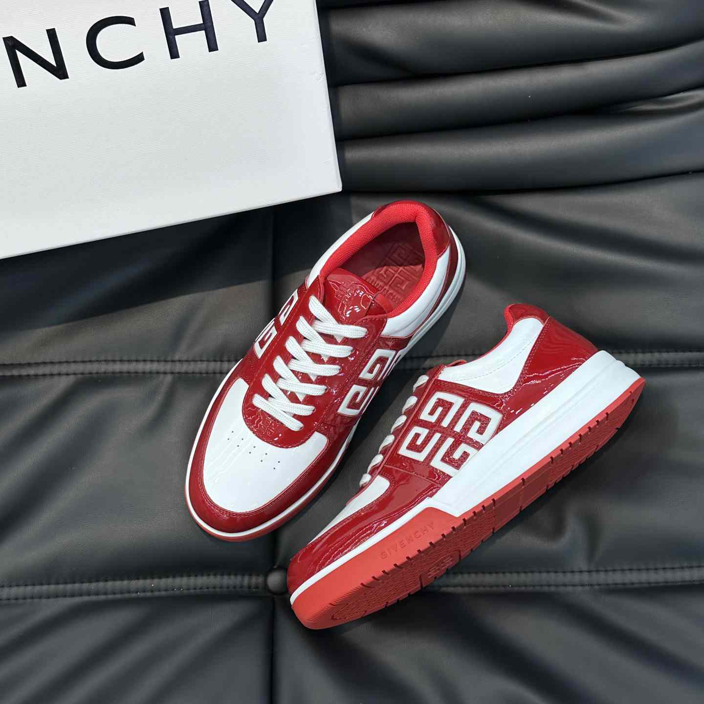 Givenchy G4 Sneakers In Patent Leather - PerfectKickZ