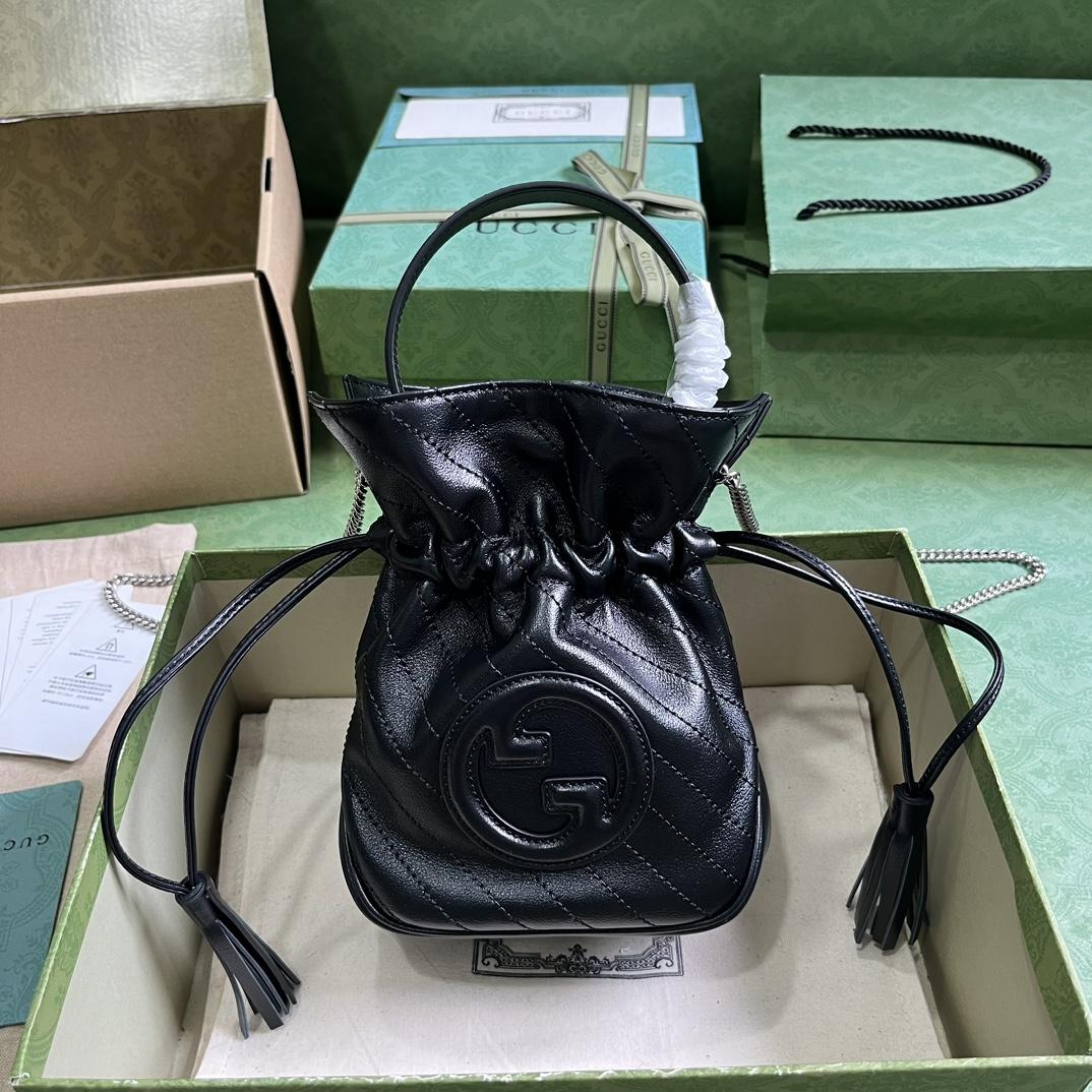 Gucci Blondie Mini Bucket Bag - PerfectKickZ