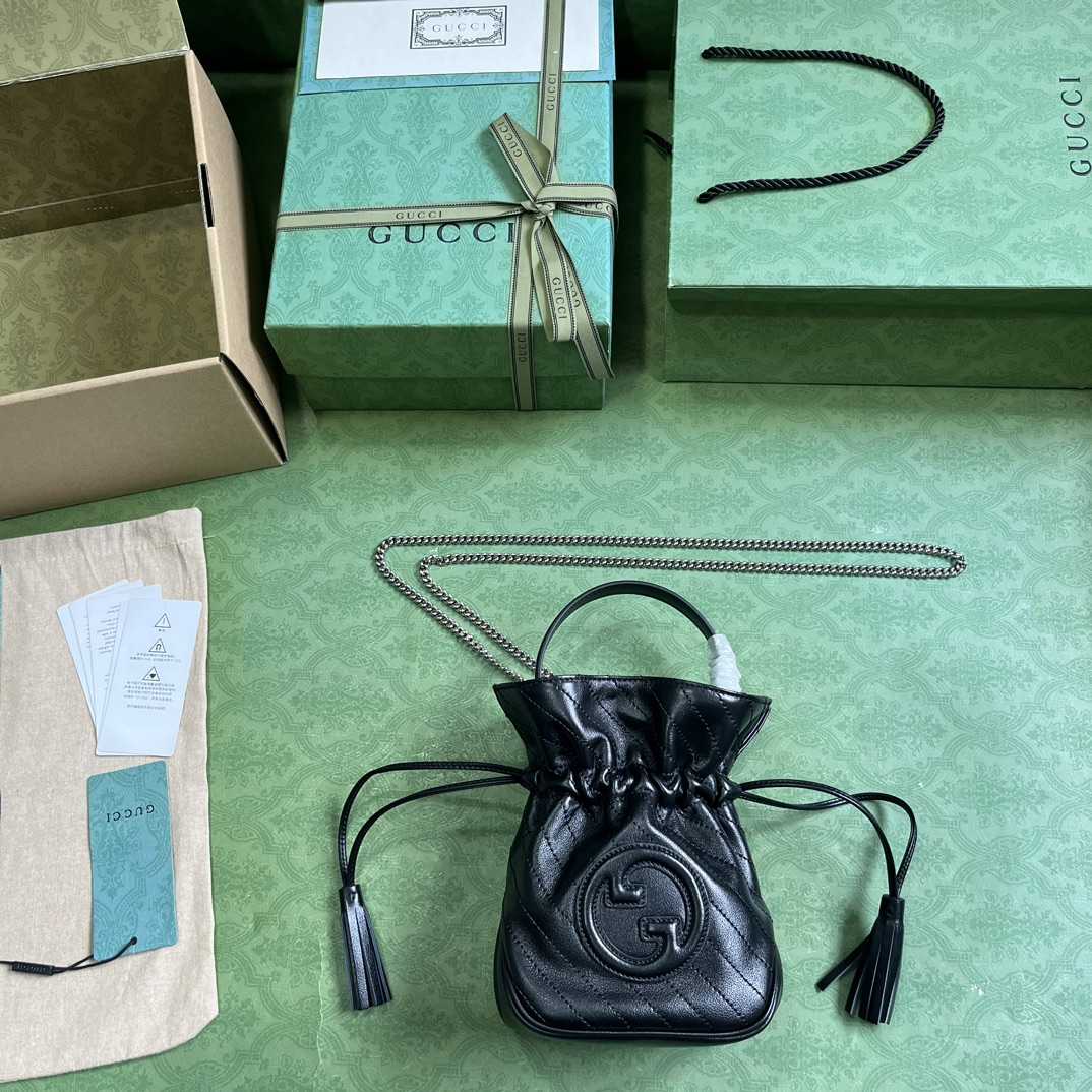 Gucci Blondie Mini Bucket Bag - PerfectKickZ