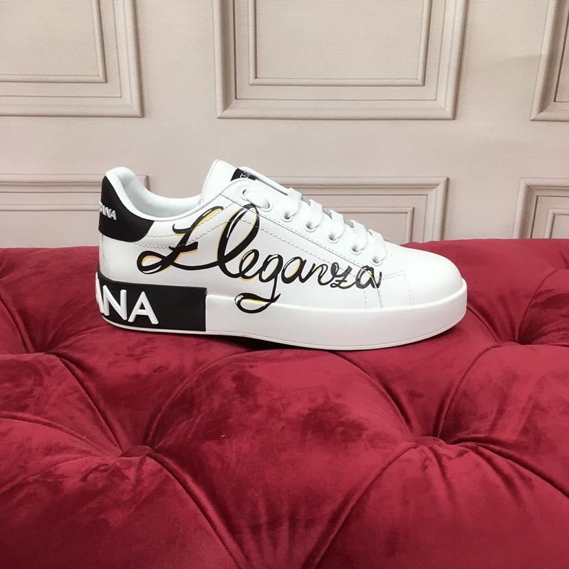 Dolce & Gabbana Portofino 'Eleganza Print - White Black' - PerfectKickZ