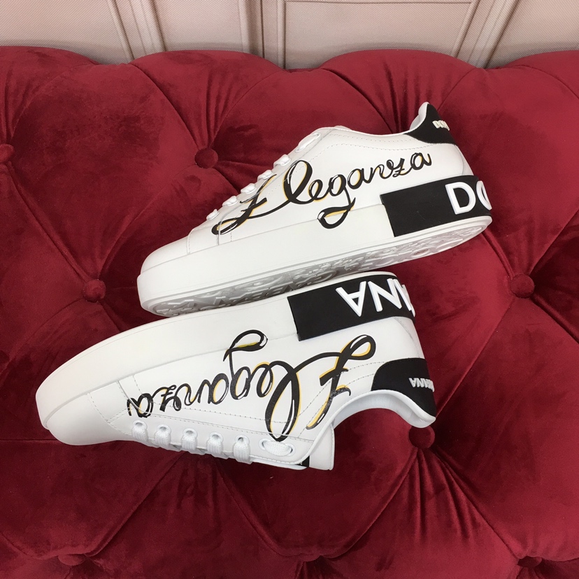 Dolce & Gabbana Portofino 'Eleganza Print - White Black' - PerfectKickZ
