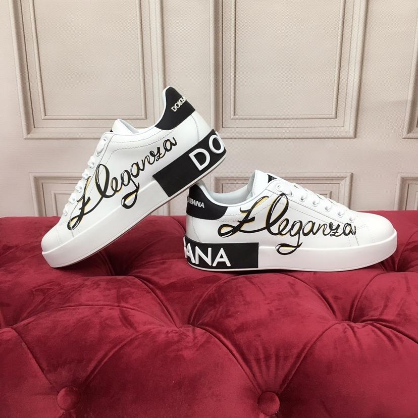 Dolce & Gabbana Portofino 'Eleganza Print - White Black' - PerfectKickZ