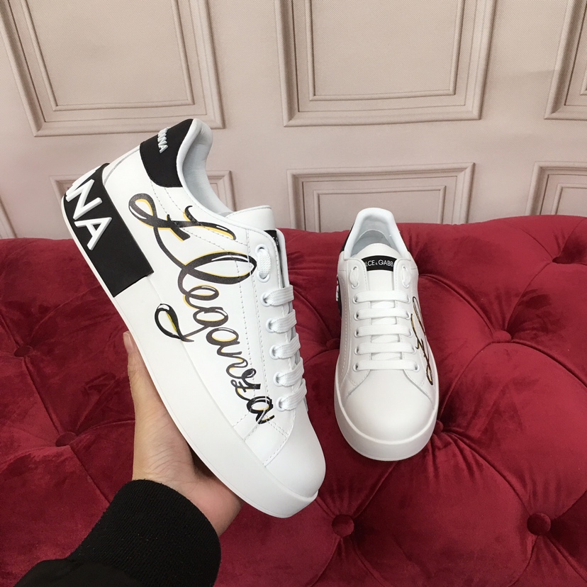 Dolce & Gabbana Portofino 'Eleganza Print - White Black' - PerfectKickZ