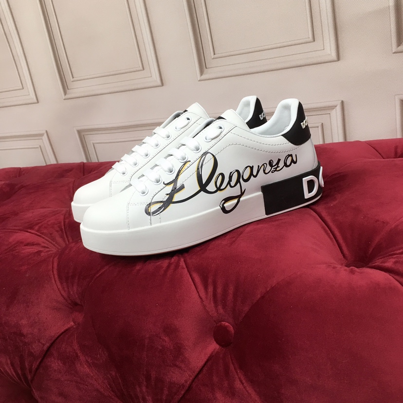 Dolce & Gabbana Portofino 'Eleganza Print - White Black' - PerfectKickZ