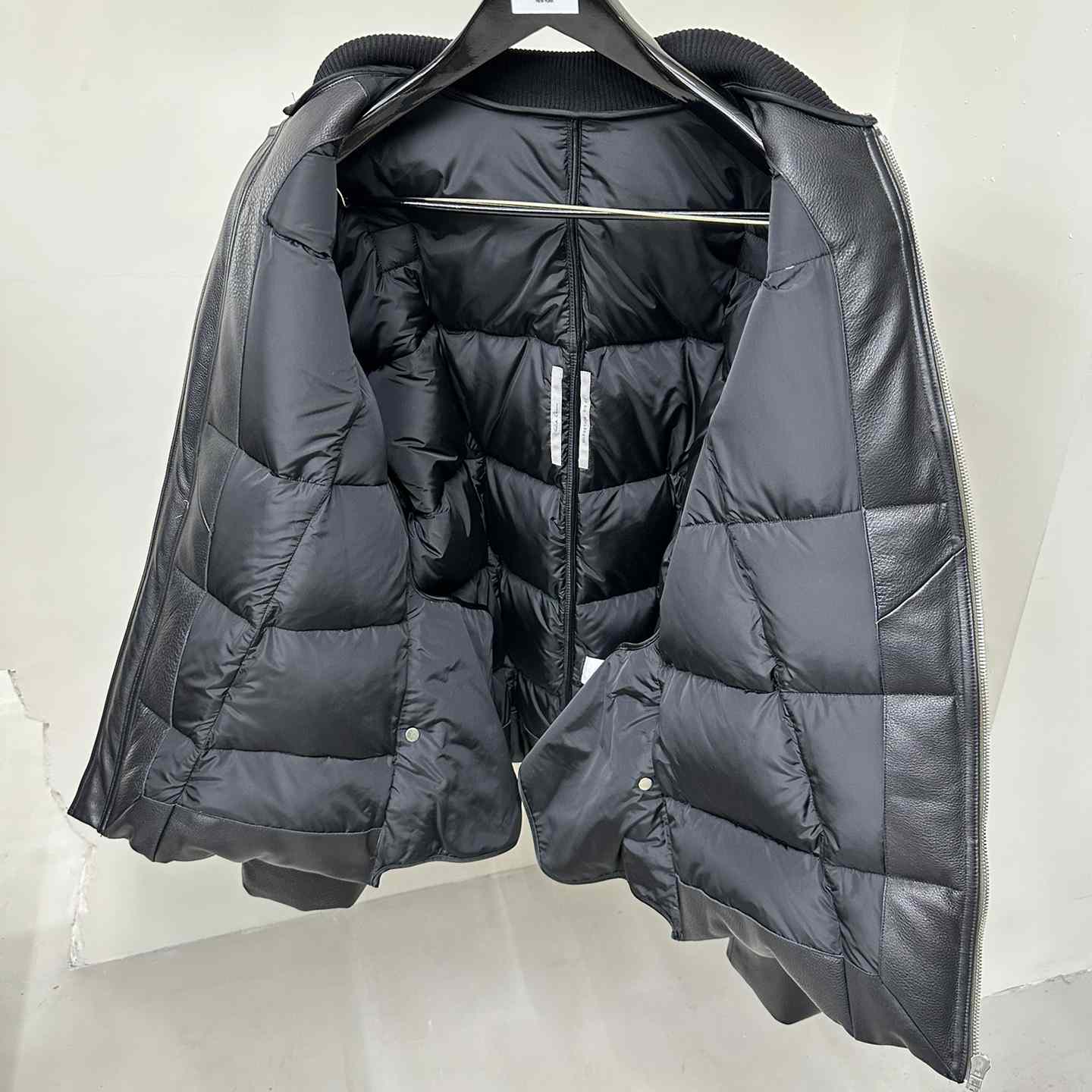 Rick Owens Down Jacket With Zipper - PerfectKickZ