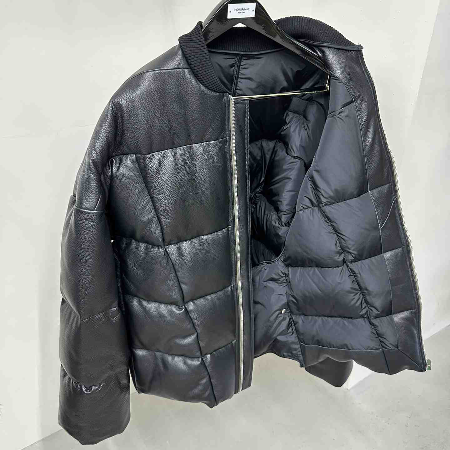 Rick Owens Down Jacket With Zipper - 