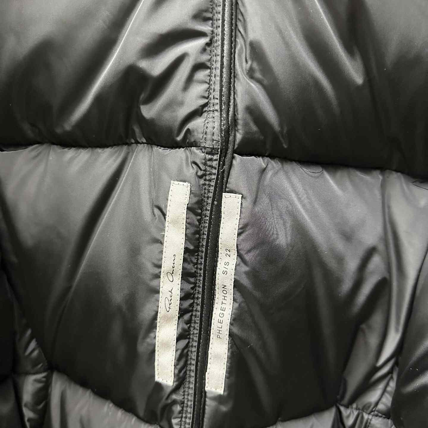 Rick Owens Down Jacket With Zipper - 