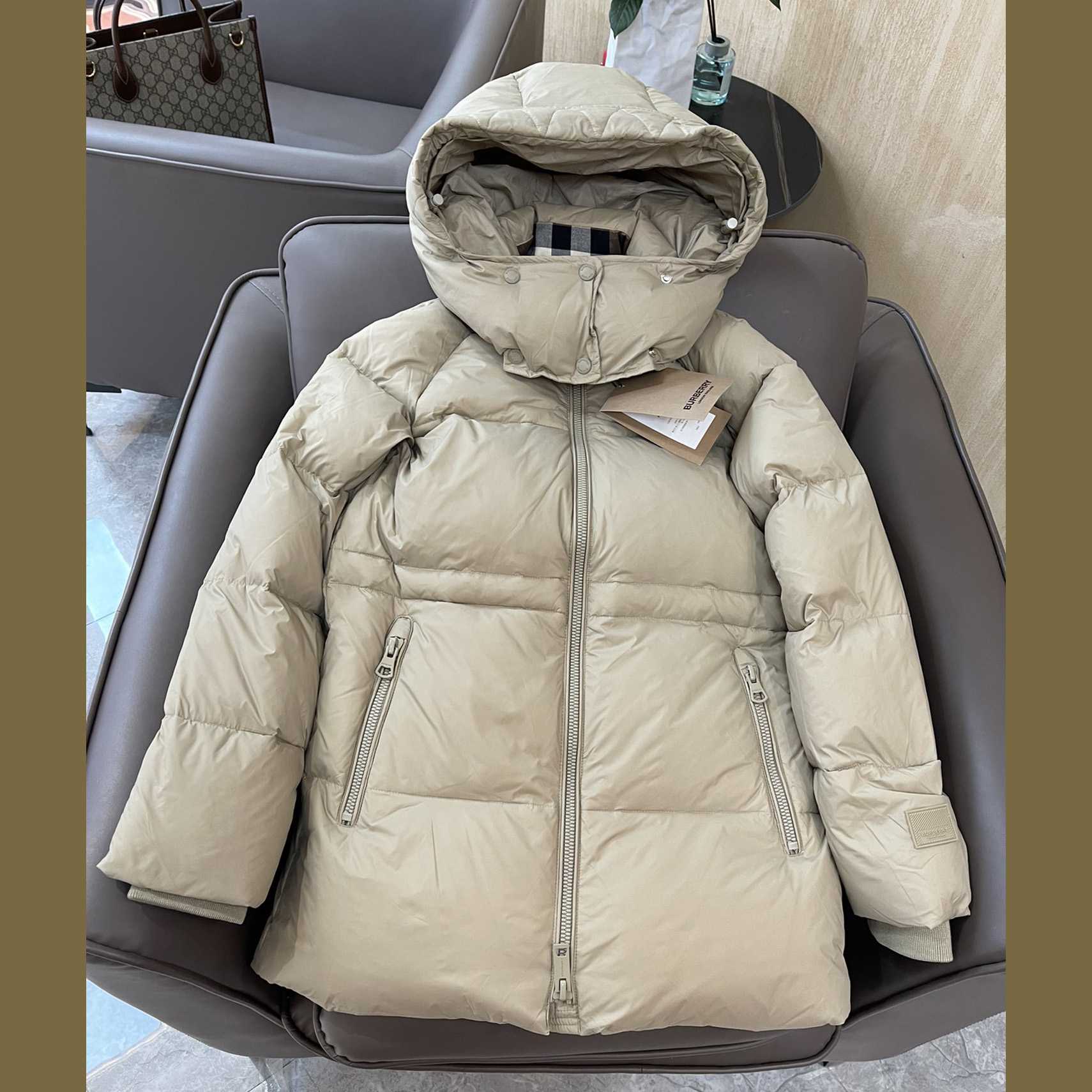 Burberry Hooded Down Jacket - PerfectKickZ