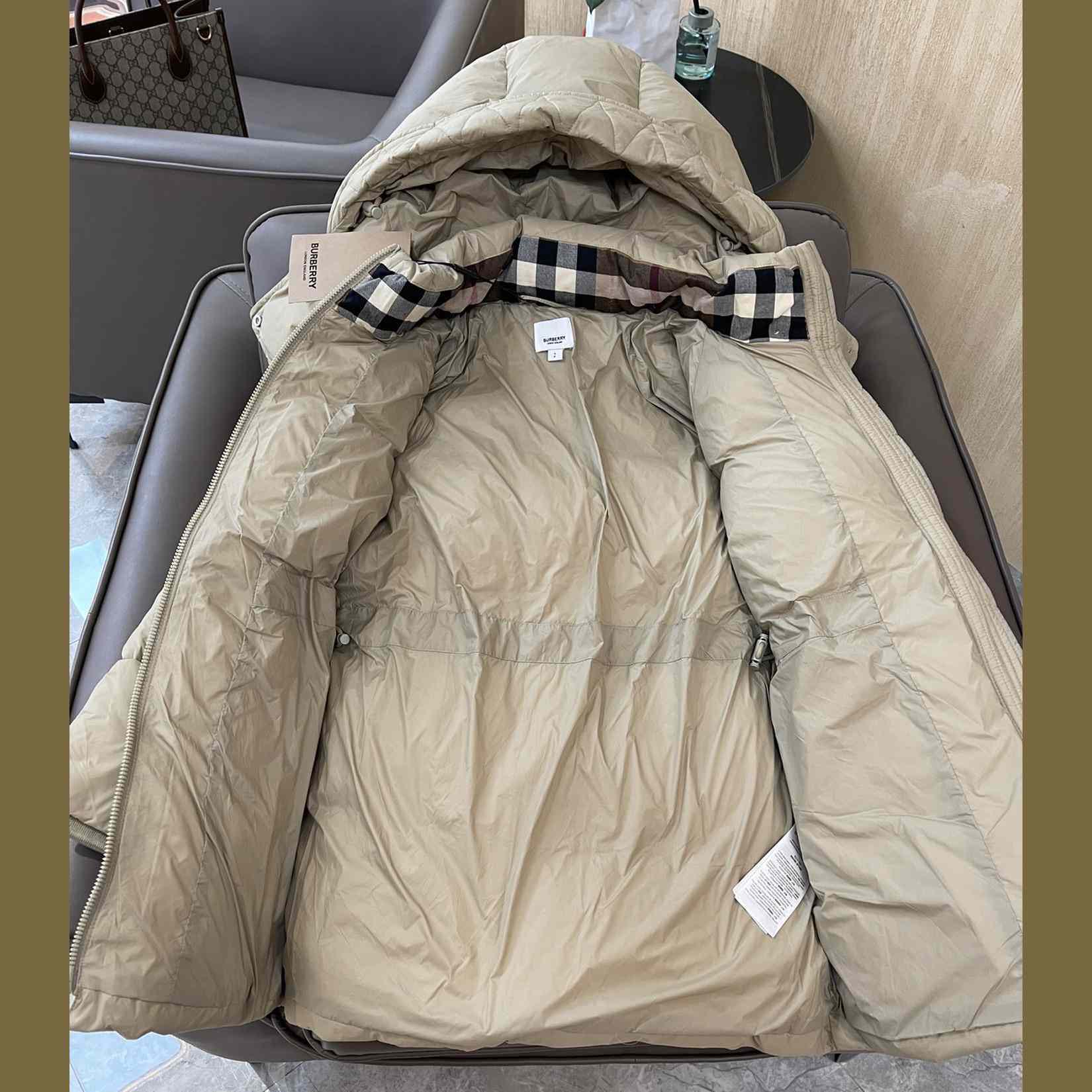 Burberry Hooded Down Jacket - PerfectKickZ