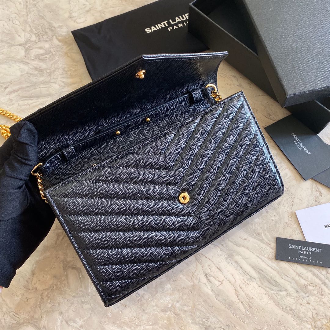 Saint Laurent Chain Wallet (22.5*14*4cm) - PerfectKickZ