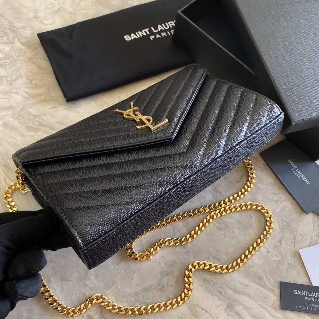 Saint Laurent Chain Wallet (22.5*14*4cm) - PerfectKickZ