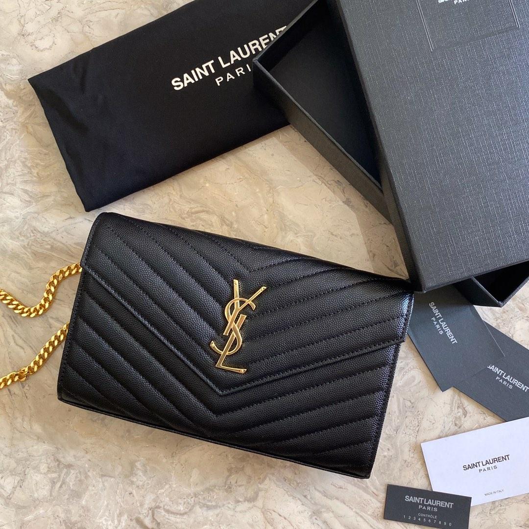 Saint Laurent Chain Wallet (22.5*14*4cm) - PerfectKickZ