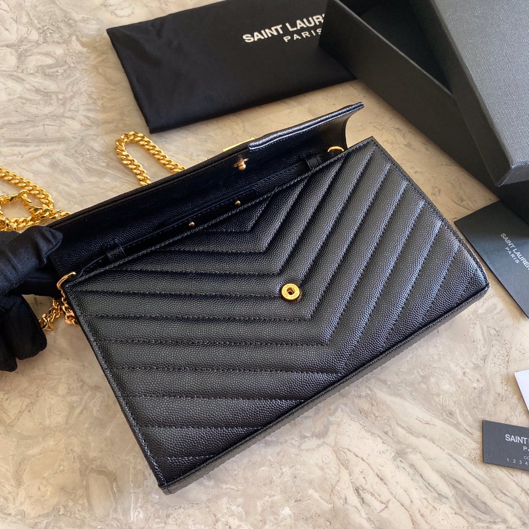 Saint Laurent Chain Wallet (22.5*14*4cm) - PerfectKickZ